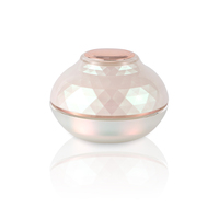 Luxe 20 30 40 50 60 80 100 120 ml cosmétique compte-gouttes ensemble de soins de la peau emballage givré rose verre conteneur pompe lotion pour le corps bouteille