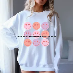 สติ๊กเกอร์ลายฉลุ DTF สำหรับเสื้อฮู้ดดี้ ลายคู่รักวันวาเลนไทน์ สไตล์ชิคาโน่ โอ๊ลด์สคูล โชโล่ รักกันตลอดไป ฉันจะเป็นคนของคุณได้ - Product Image 2