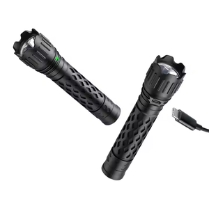 Zoomfire Có Thể Sạc Lại An Ninh Torch Ánh Sáng 1200 Lumens Độ Sáng Cao Nhanh Chóng Theo Dõi Đèn Pin Torch 2M Thả Thử Nghiệm Chiến Thuật Đèn - Product Image 4