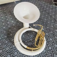 Factory Direct Sale B-flat Sousaphone Professional Brass Instrument for Band Performances