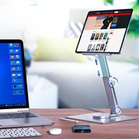 360 ° Support de bureau rotatif, pliable et réglable, support de tablette en aluminium pour iPad Pro Air 4 Mini 12.9 4-14 pouces Xiaomi Tab