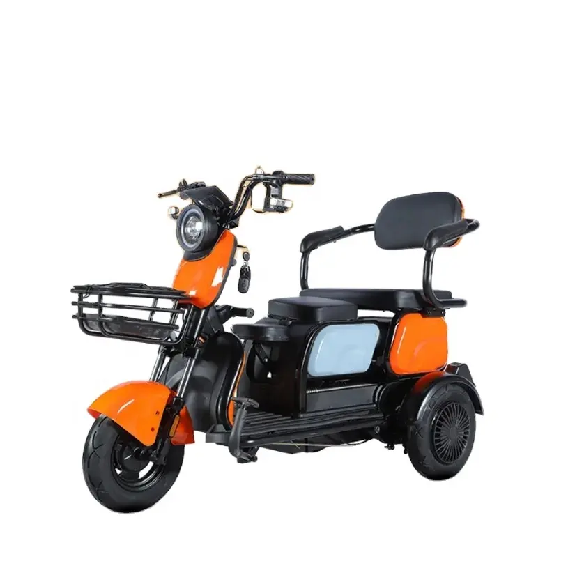 Più venduto 600w altri tricicli motorizzati 3 ruote moto 60v scooter elettrico triciclo trike per adulti tricicli elettrici