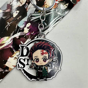 33 Styles Demon Slayer <span class=keywords><strong>Kimetsu</strong></span> no Yaiba Cartoon Cosplay Alliage Pendentif Anime Porte-clés Pendentif Double Face Porte-clés Bijoux - Product Image 1