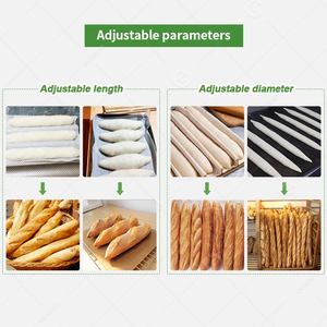 Mini Mouleur de Pâte à Baguette Fraîche Automatique Longue Machine de Fabrication Équipement de Façonnage Machine - Product Image 6