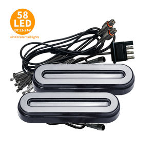 58 LED double couleur 4 <span class=keywords><strong>broches</strong></span> <span class=keywords><strong>remorque</strong></span> camion feu stop avec clignotant LED <span class=keywords><strong>feux</strong></span> arrière - Product Image 4