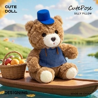 Peluche Mini Ours Mignon - Personnalisable avec Vêtements Assortis Gratuits, Matière Ultra Douce, Anti-Stress pour Enfants et Adultes