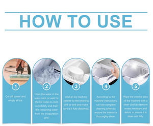 Tablettes de nettoyage pour machine à glaçons, lot de 24, sans nickel, compatibles Frigidaire, Opal, GE Profile, <span class=keywords><strong>Kitchenaid</strong></span>, inodores, pour des glaçons cristallins - Product Image 4