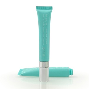 Wholesale Custom Empty 15ml/20ml Green Cosmetic <b>Tube</b> Packaging <b>Plastic</b> <b>Tubes</b> Brush Head Massage Applicator for Eye Cream Serum - Product Image 3