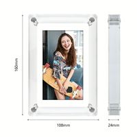 İngilizce Film 5 İnç IPS 4GB Dijital Fotoğraf Çerçevesi Video Film Ücretsiz Yükleme OEM ODM Dijital Fotoğraf Çerçevesi Akıllı Resim Çerçevesi
