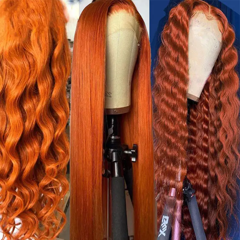 Pelucas delanteras de encaje de cabello crudo superventas para mujeres negras, cabello virgen alineado con cutícula, peluca Frontal de encaje 13X4