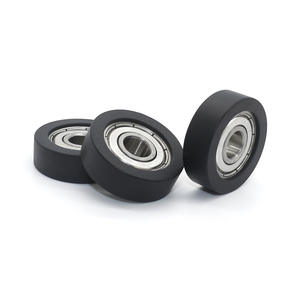 Factory Wholesale 8*29*9mm Bearing Rollers Wear-Resistant Nylon PA66 Coated Engineering Plastic Flat Plastic <b>Pulleys</b> - Product Image 2