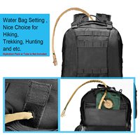 Foshan Gym hydratation tactique 40L fermeture éclair ordinateur sac à dos Charge 1000D Nylon détachable