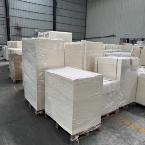 กระดาษรองแก้วแบบแผ่น ขายดี 170GSM 210GSM เคลือบ PE เกรดอาหาร กันน้ำมัน สำหรับภาชนะกระดาษแบบใช้แล้วทิ้ง โรงงานจีน - Product Image 5