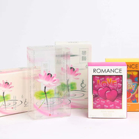 Boîtes cadeaux rectangulaires en papier kraft recyclé avec logo personnalisé, couvercle transparent en PVC pour cosmétiques et savons, finition mate et gaufrage UV