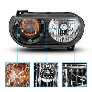 Nouveau phare avant LED OE AURON 32V 6000K 60W 6000 Lumens à faisceau bas pour Dodge Challenger 2008-2014 – Vente en gros de lampes OE - Product Image 6