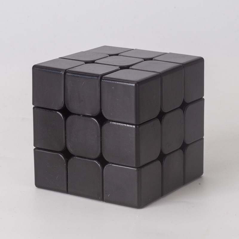 Cubo negro ABS esquina redondeada grande