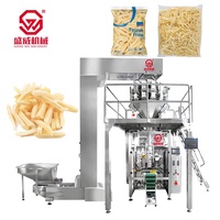 Machine d'emballage verticale multi-têtes SHENGWEI pour frites surgelées IQF, chips de pommes de terre, 1 kg, 2 kg, VFFS