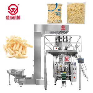 Machine d'emballage verticale multi-têtes SHENGWEI pour frites surgelées IQF, chips de pommes de terre, 1 kg, 2 kg, VFFS - Product Image 1