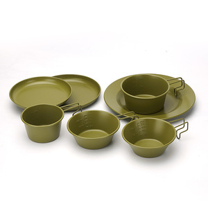 Bol antiadhésif vert 3L pliable pour le camping et la cuisine en plein air - Product Image 4