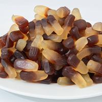 OEM/ODM Wholesale Bulk Cola Gummies Candy Sour Sweet Jelly Chewy Candy China Confectionery with Fruity Flavor Packed in Bag