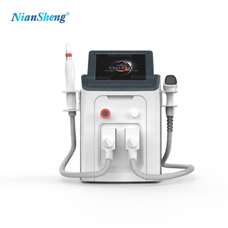 Niansheng beauty 2  in 1 808nm diode Laser hair removal q switched pico second laser tattoo removal machine