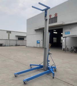 Lightweight Aluminum Alloy Manual Lifting Platform Hand-cranked Machine for Exhibition Stacker & Factory <b>Material</b> <b>Handling</b> - Product Image 5