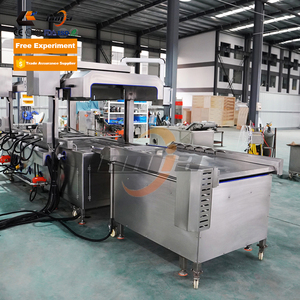 Xinlongjia Industriële Transportband Grote Nugget Vis Frituren Lijn Kip Pinda Friteuse Machine Continue Friteuse