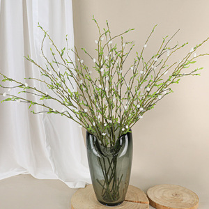 <span class=keywords><strong>Ramas</strong></span> <span class=keywords><strong>de</strong></span> Sauce Plateado Artificiales <span class=keywords><strong>de</strong></span> Plástico <span class=keywords><strong>de</strong></span> 82 cm con Frutos, Venta al por Mayor para Arreglos <span class=keywords><strong>de</strong></span> Boda, Mesas Elegantes, Regalo - Product Image 1