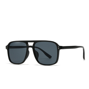 Gafas de Sol Modernas Retro Cuadradas de Doble Puente, Estilo 2026, Protección UV400, Montura Completa, para Hombre y Mujer - Product Image 2