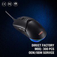 Souris Gaming Filaire Professionnelle OEM RGB avec Rétroéclairage 4 Couleurs, Suivi Optique, USB, pour Droitiers, Programmable AM8600 - Vente en Gros Usine