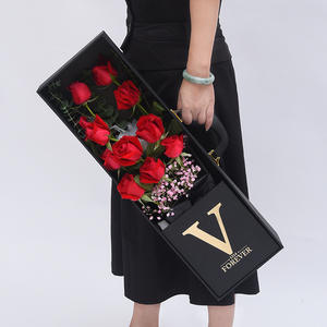 <span class=keywords><strong>Becan</strong></span> Victoria's Secret Día de San Valentín Confesión Rosa Caja de regalo Rectangular Acrílico Flor Satchel Material de embalaje - Product Image 2