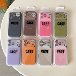 เคสโทรศัพท์กระจกหน้าต่างขนาดใหญ่สำหรับ <span class=keywords><strong>iPhone</strong></span> 17 PRO MAX 16เคสซิลิโคนนิ่มแบบด้าน - Product Image 1