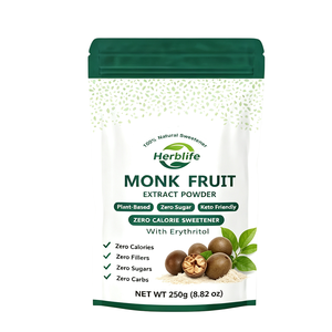 Extrait de fruit du moine en poudre, marque privée OEM, V25% de mogroside, pour un édulcorant naturel sans calories - Product Image 1