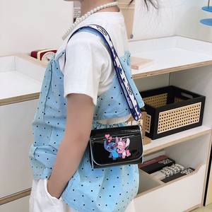 Tas Selempang Anak Modis Baru, Tas Selempang Anak Perempuan Motif Stitch, Tas Aksesori Anak Lucu Bergambar Kartun - Product Image 3
