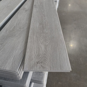 Plancher en vinyle texturé bois imperméable et ignifuge, carrelage de sol, plancher SPC à clic, plancher SPC imperméable - Product Image 1