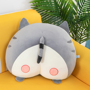 Custom LOGO Cat Pig <strong>Corgi</strong> Butt Pillow Soft Toy Small Big Size <strong>Plush</strong> Pillow Stuffed Toy