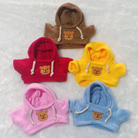 Vêtements pour animaux Little Bear, tenues de remplacement pour figurines d'ours en peluche, accessoires, pull à capuche, rembourrage en coton PP, unisexe