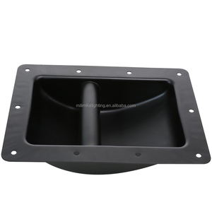 Mango de metal con revestimiento de pulverización para altavoz, accesorio negro para estante, piezas de gabinete, funda de altavoz, tiradores de armario - Product Image 2