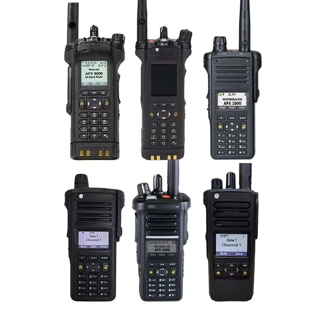 Handheld Walkie-talkie Long Range Digital Mobile Radio VHF/UHF IPX6 Water Resistant 1000-1500mAh Battery DP4800e DP4801e DP2400e