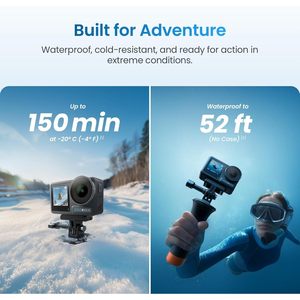 Caméra d'action Xtra Edge, vidéo 4K, écran 2,25 pouces, étanche 50 m, caméra sportive - Product Image 4
