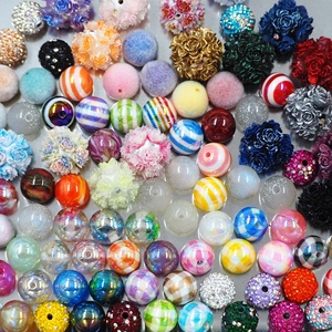 Nuevas Cuentas Redondas de Acrílico Coloridas de 15 mm al por Mayor, Fáciles de Enhebrar, Cuentas Sueltas para Manualidades DIY - Product Image 5