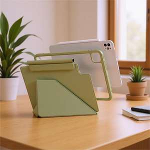 Étui pour tablette iPad Pro 56 11 avec cadre, protection des coins à double face, coque antichoc pliable en K - Product Image 2