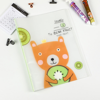 Hengyao – livre A4 en plastique, mignon, Transparent, Transparent, dossier de documents, produits de papeterie scolaire, vente en gros