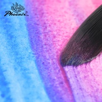 Phoenix 24 couleurs artiste fournitures d'art de haute qualité bloc de peinture aquarelle solide ensemble de couleurs à l'eau
