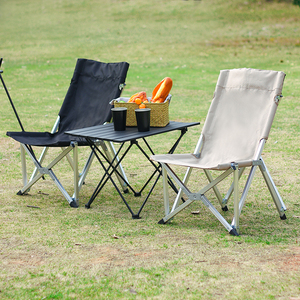 Chaises de camping et de pêche pliantes portables en alliage d'aluminium robustes pour l'extérieur - Product Image 5