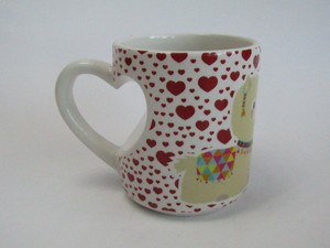 Usine en gros 13.5oz tasse en céramique or poignée en forme de coeur Logo personnalisé tasse à expresso avec <span class=keywords><strong>alpaga</strong></span> licorne Animal pour - Product Image 5