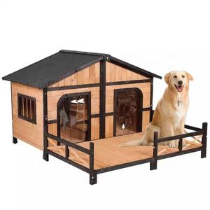 <span class=keywords><strong>Cage</strong></span> en bois pour chiens, animaux de compagnie, chenil, grande maison - Product Image 1