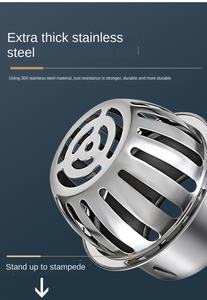 Couvercle de drain de sol de toit <span class=keywords><strong>en</strong></span> acier inoxydable moderne à grand <span class=keywords><strong>d</strong></span>éplacement Drainage de seau <span class=keywords><strong>d</strong></span>'eau de pluie extérieur pour l'accès aux égouts de la salle de bain - Product Image 5