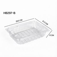 Boîte en plastique transparente en PET de qualité alimentaire, fabriquée à partir de matériaux recyclés, pour la pâtisserie, prix d'usine