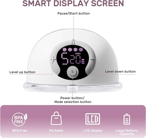 Электрическая портативная бутылочка для кормления младенцев OEM, 180 мл, из полипропилена/силикона, 5 режимов, 9 уровней, 240 г, легкая, без БФА, с возможностью нанесения логотипа - Product Image 4